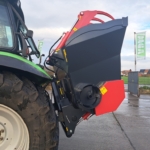 Fodder bucket with two augers