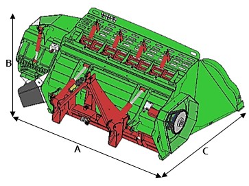 Beet cleaner cutter “BRS TRACTOR”
