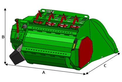 Beet cleaner chopper “BRS TELEHANDLER”