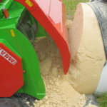 Ploughshare mixer (Ribbon mixer) tractor or telehandler